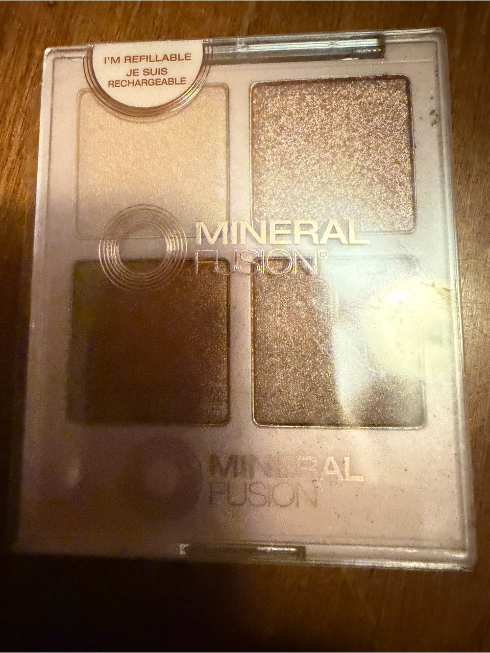 🆕Mineral Fusion Neutral Shimmer Eyeshadow Refillable Quad Compact Soirée - Picture 5 of 5